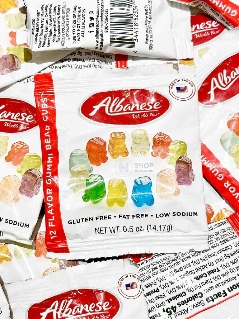 Albanese 12 Flavor Gummi Bear Cubs