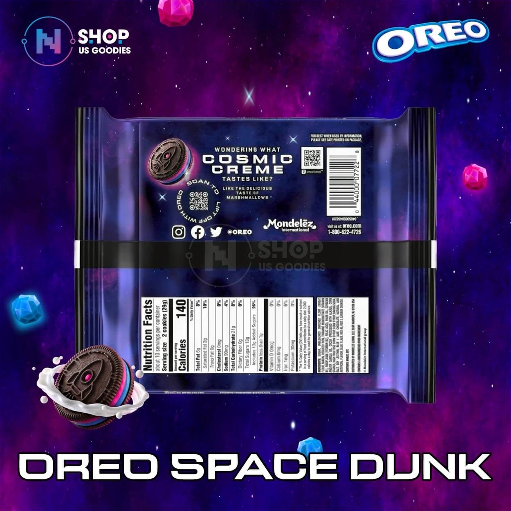 Oreo Space Dunk Chocolate Cookies (10.68oz)