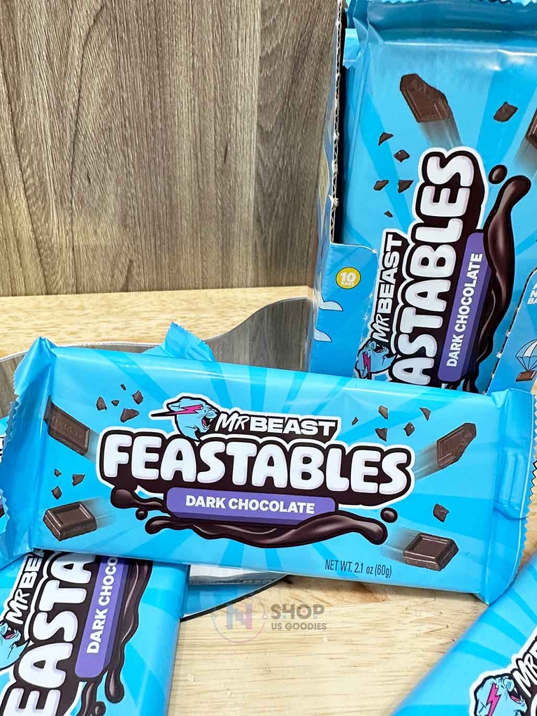 [USA] Feastables MrBeast Dark Chocolate Bar (2.1oz)