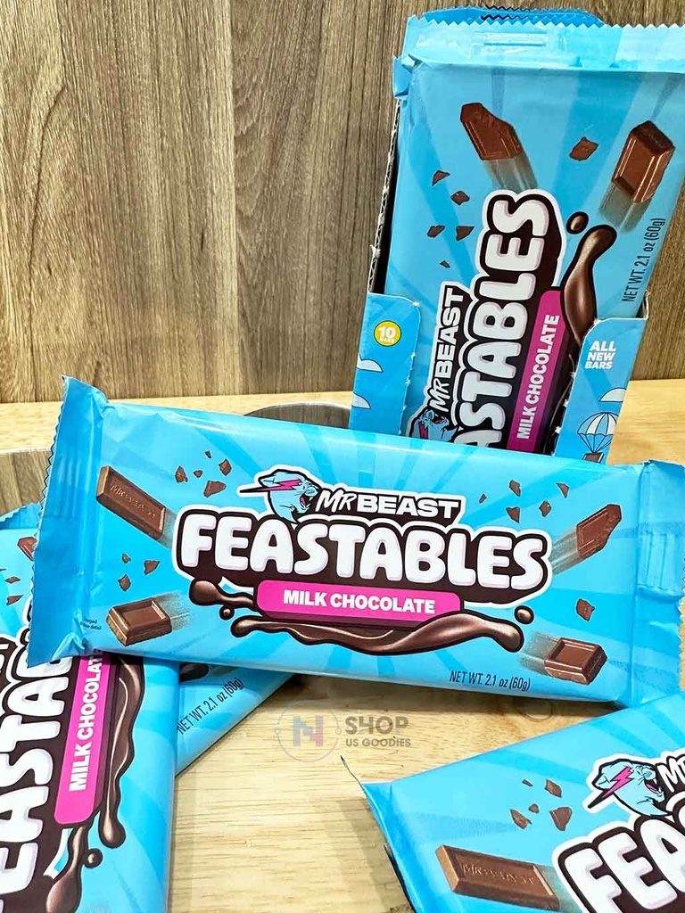 [USA] Feastables MrBeast Milk Chocolate Bar (2.1oz)