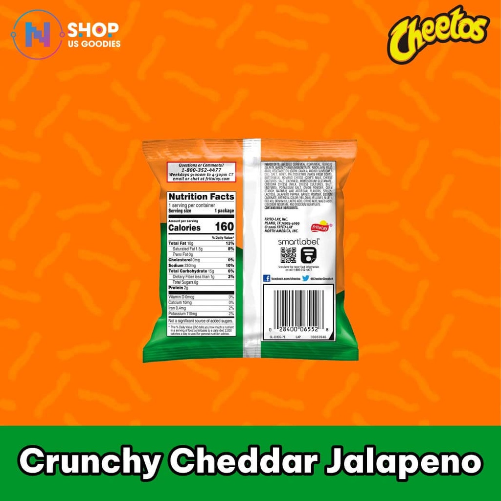 Cheetos Crunchy Cheddar Jalapeno (1oz)