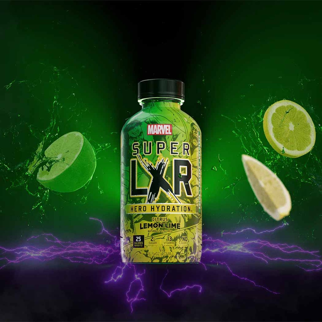 Citrus Lemon Lime Hulk LXR Hydration Drink (16 fl oz)