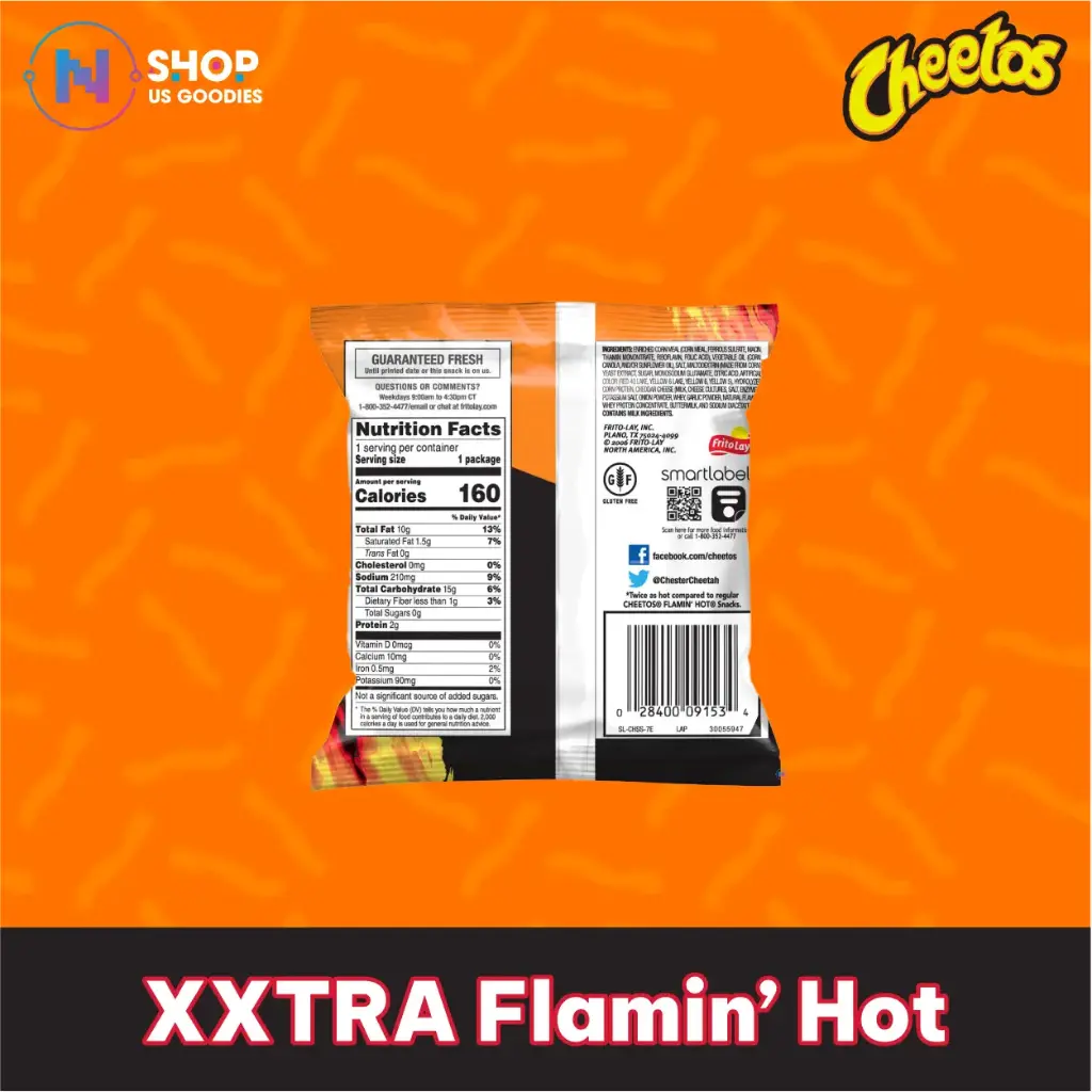 Cheetos Crunchy Flamin' Hot (1oz)