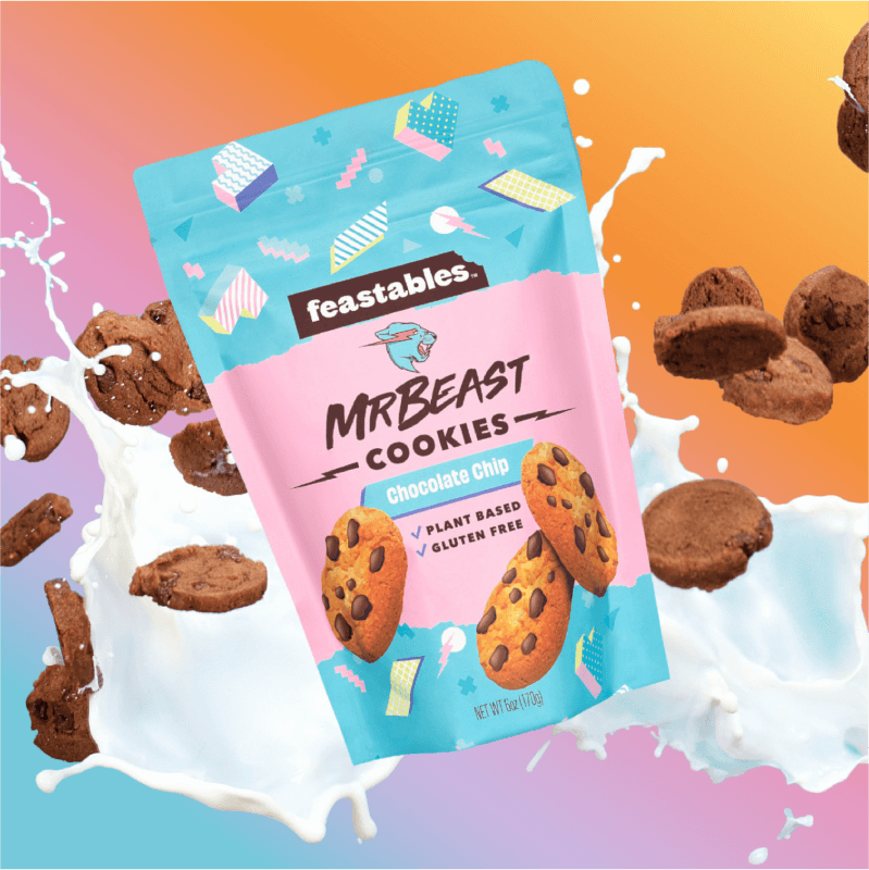 Feastables MrBeast Chocolate Chip Cookies (6oz)