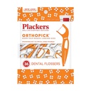 Plackers Orthopick Dental Floss Picks for Braces (36 counts/pack)