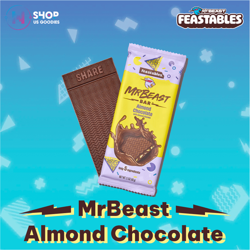 [International] Feastables MrBeast Almond Chocolate Bar (2.1oz)