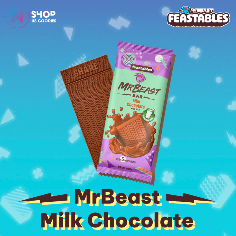 [International] Feastables MrBeast Milk Chocolate Bar (2.1oz)