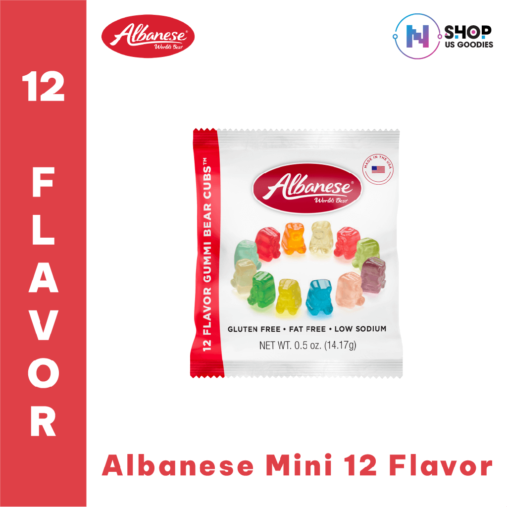 Albanese 12 Flavor Gummi Bear Cubs (0.5oz)