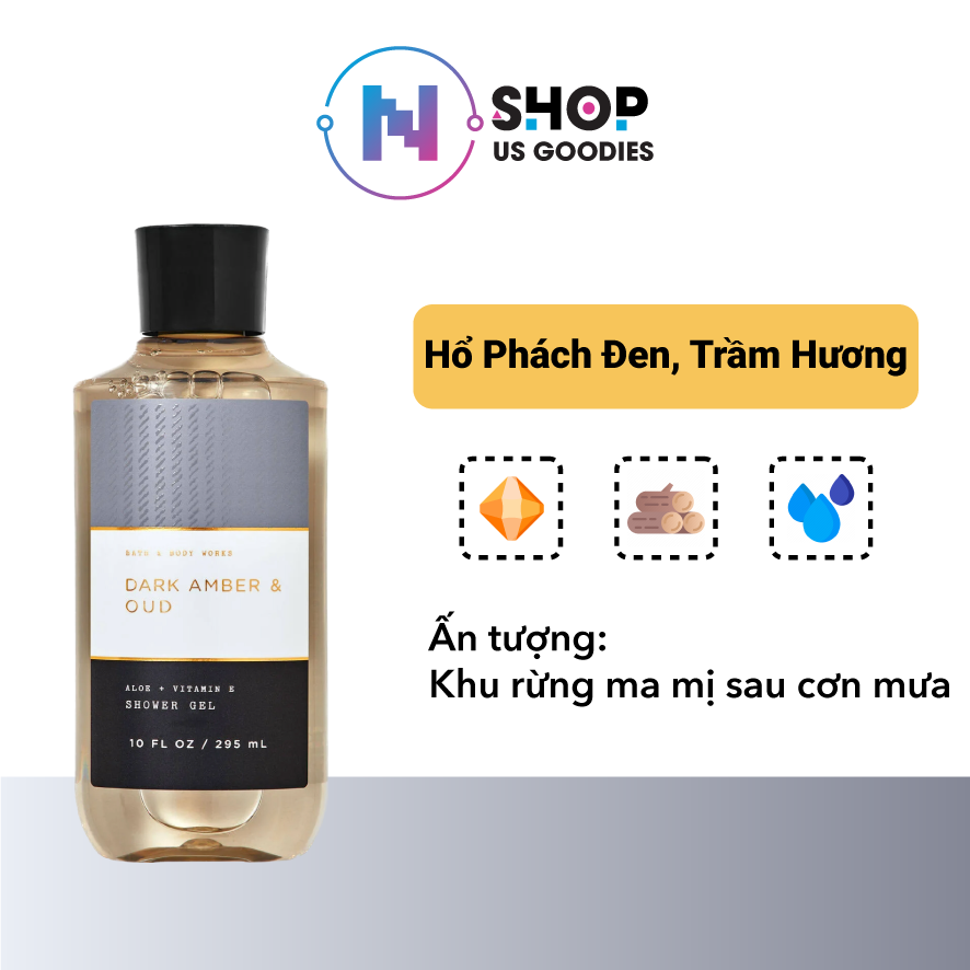 Gel tắm Dark Amber & Oud