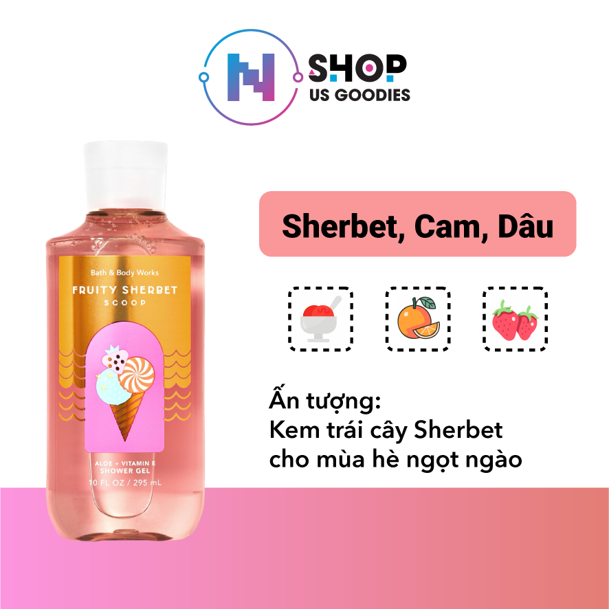 Fruity Sherbet Scoop Shower Gel