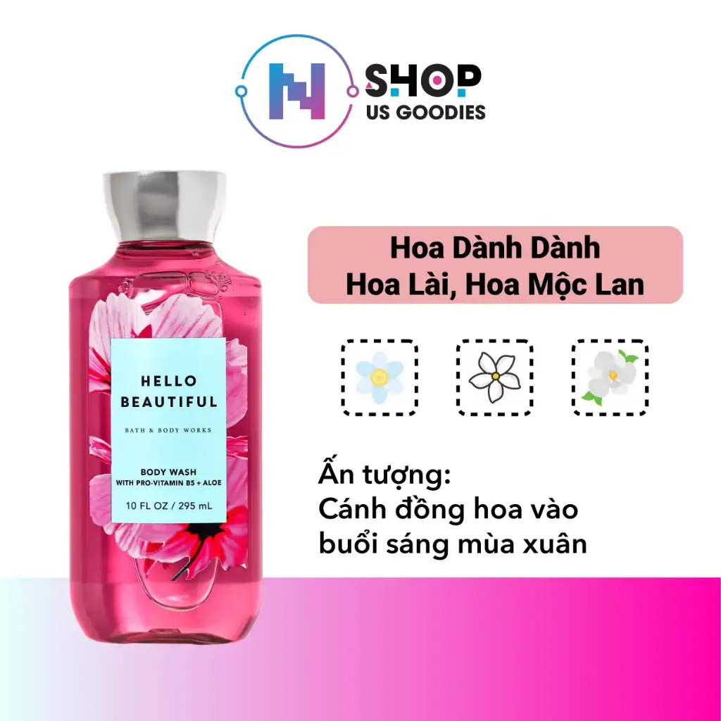 Gel tắm Hello Beautiful