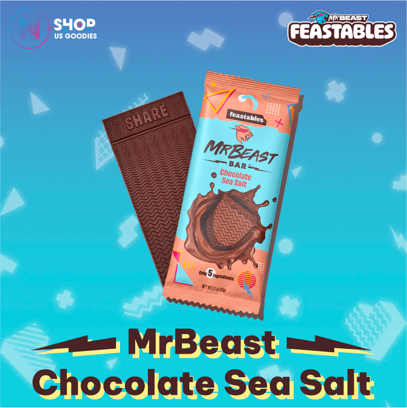 [International] Feastables MrBeast Chocolate Sea Salt Bar (2.1oz)