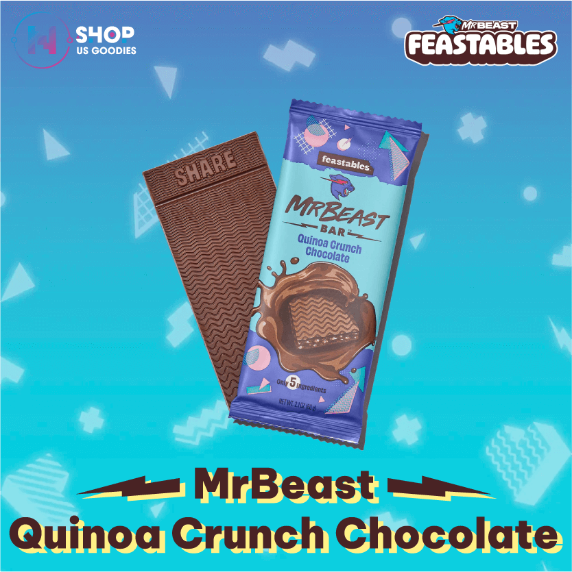 [Quốc tế] Feastables MrBeast Chocolate Cốm Quinoa (60g)