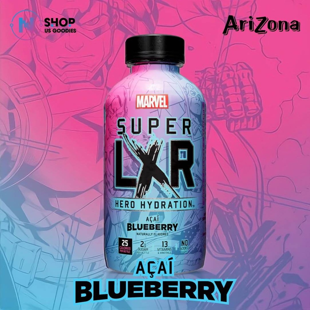 AriZona LXR Hydration Drink Captain America (16 fl oz)