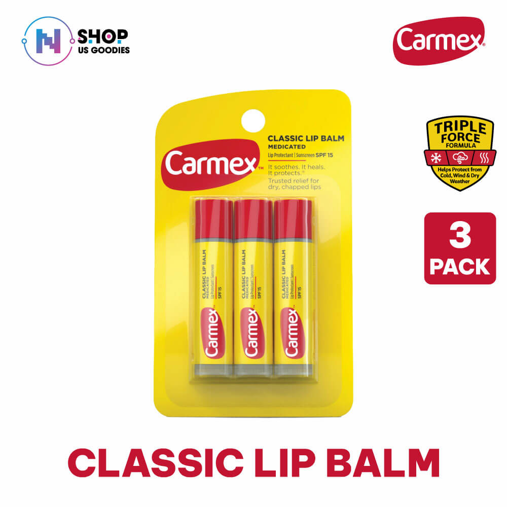 Carmex Medicated Lip Balm (3-pack)