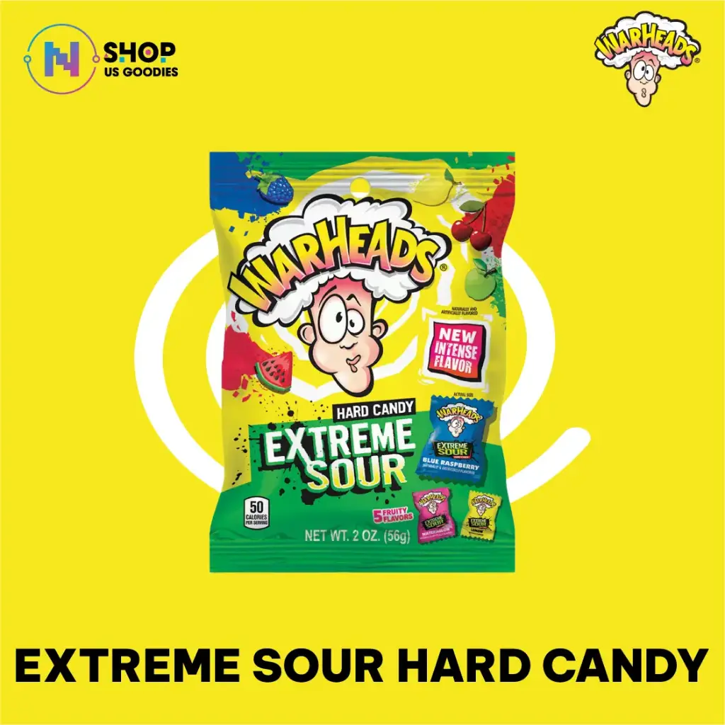 Kẹo Ngậm Cực Chua Warheads (57g)