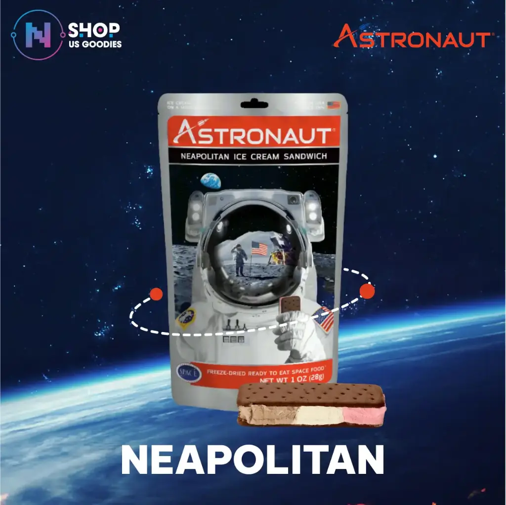 Astronaut Neapolitan Ice Cream Sandwiches (1oz)