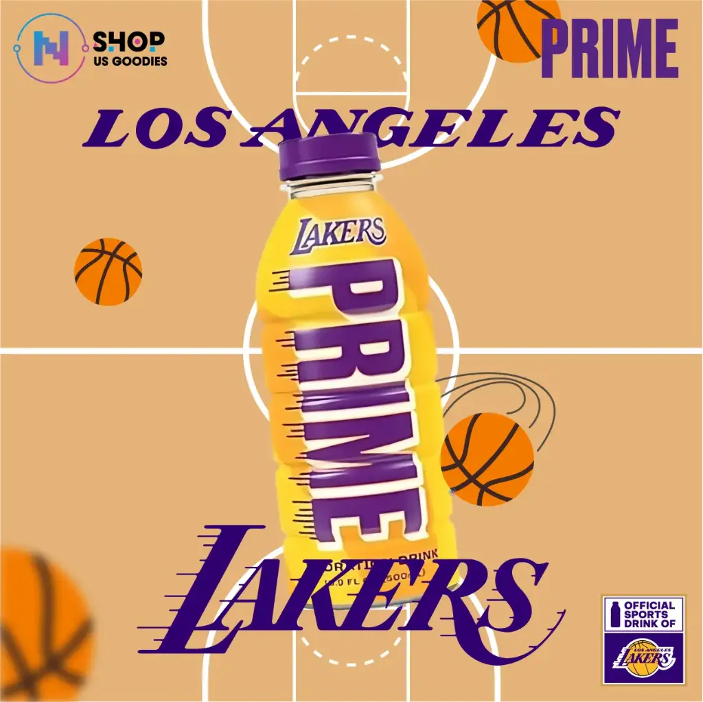 PRIME Los Angeles Lakers Hydration Drink (16.9 fl oz)